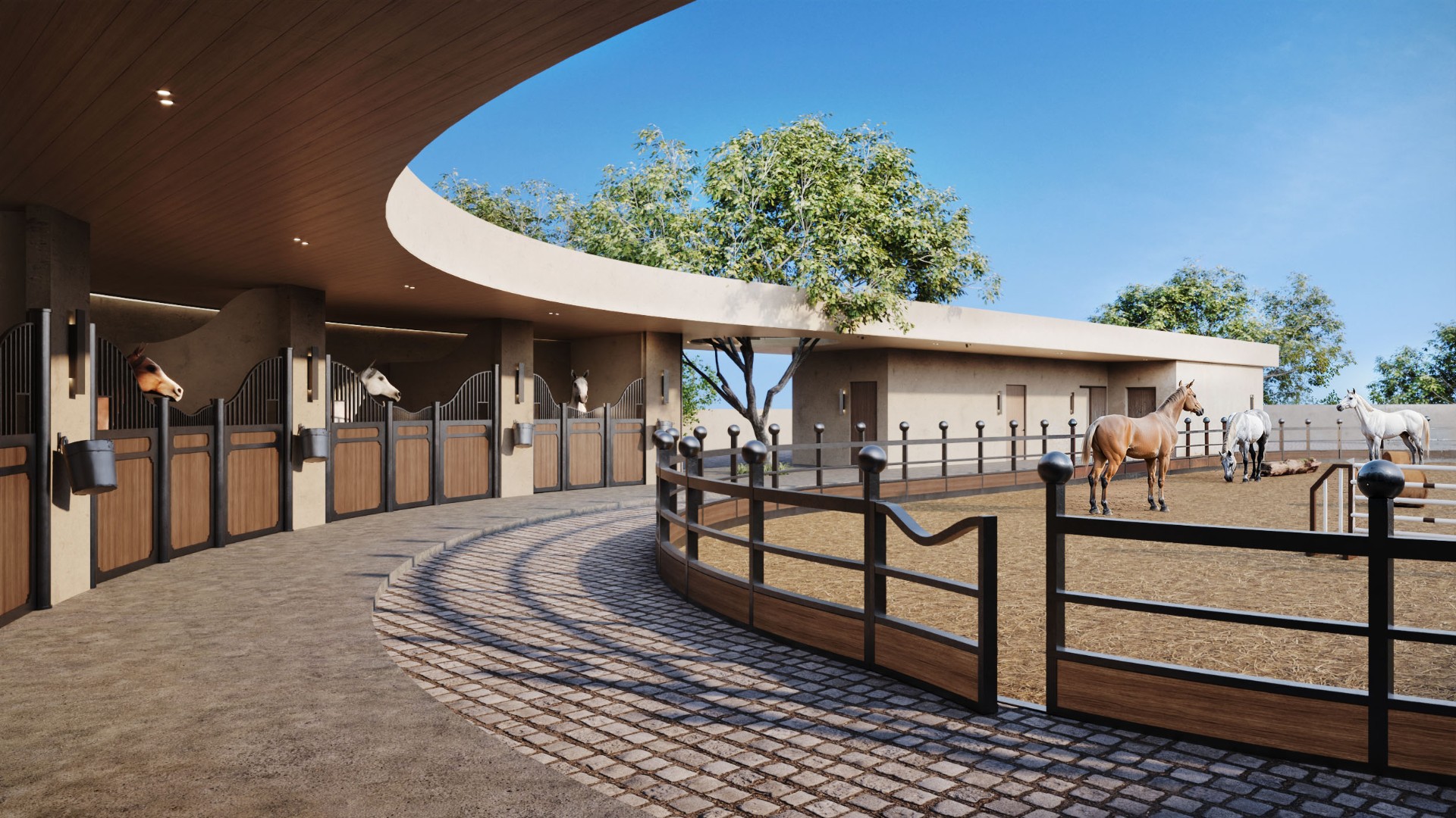 HORSE STABLE STABLES 3