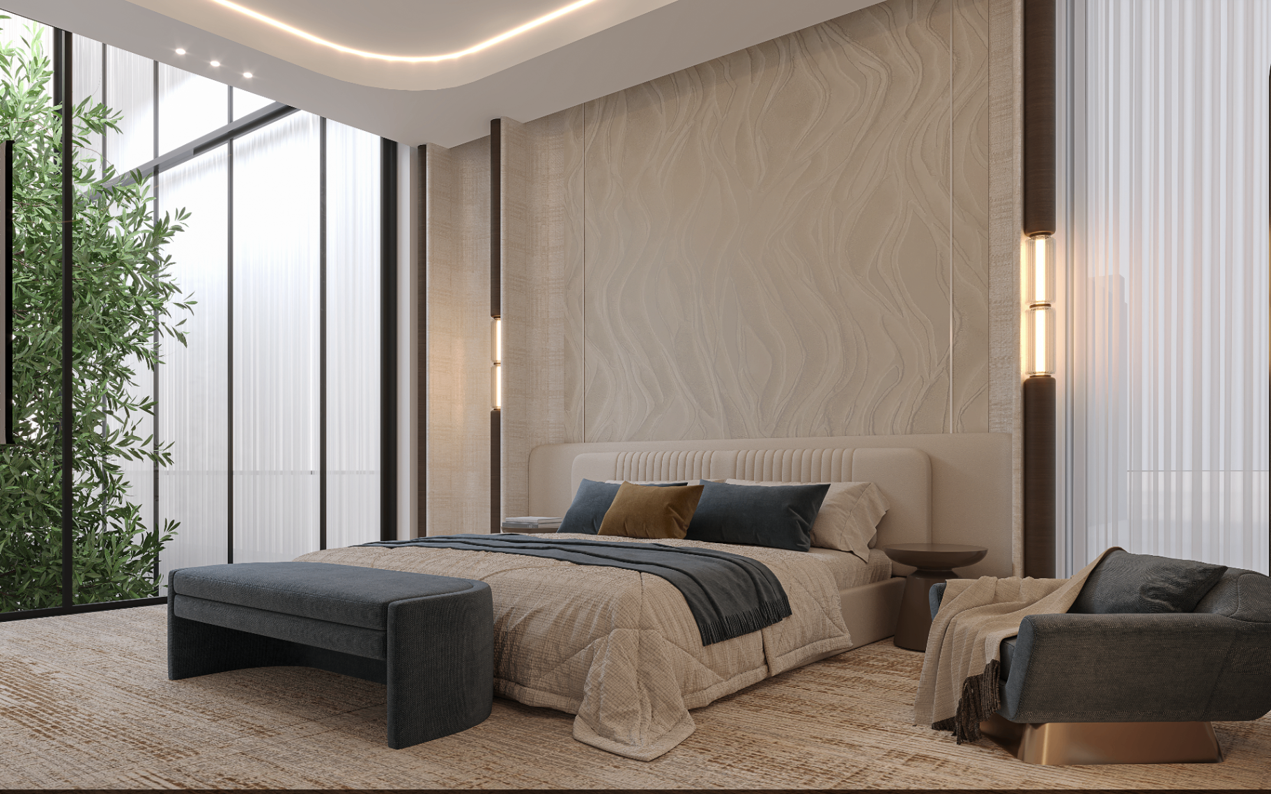 VILLA QATAR BEDROOMS 1